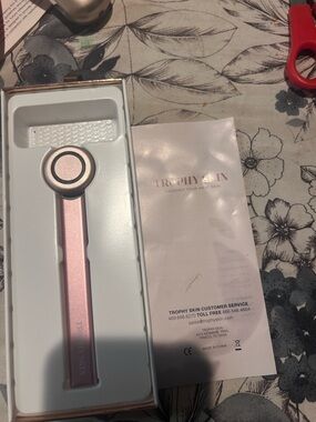 Trophy Skin Pink Facial Massage Device - Women Skincare Tool